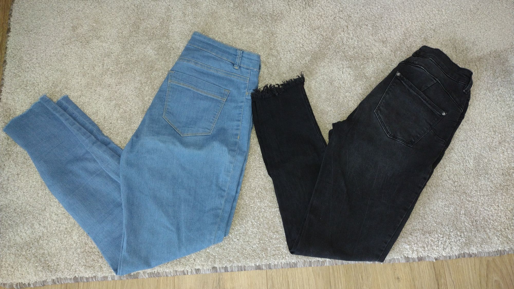 Trzy pary jeans jeansy spodnie rozmiar 40 idelane Teranova