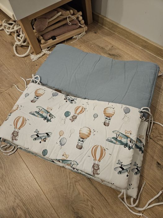 2x Dwustronny ochraniacz na szczebelki łóżeczka niemowlęcego