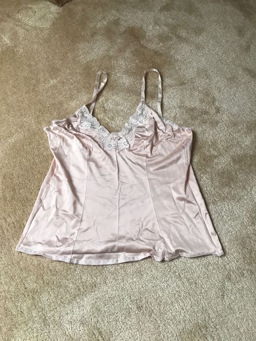 Maidenform nylonowy top z koronka