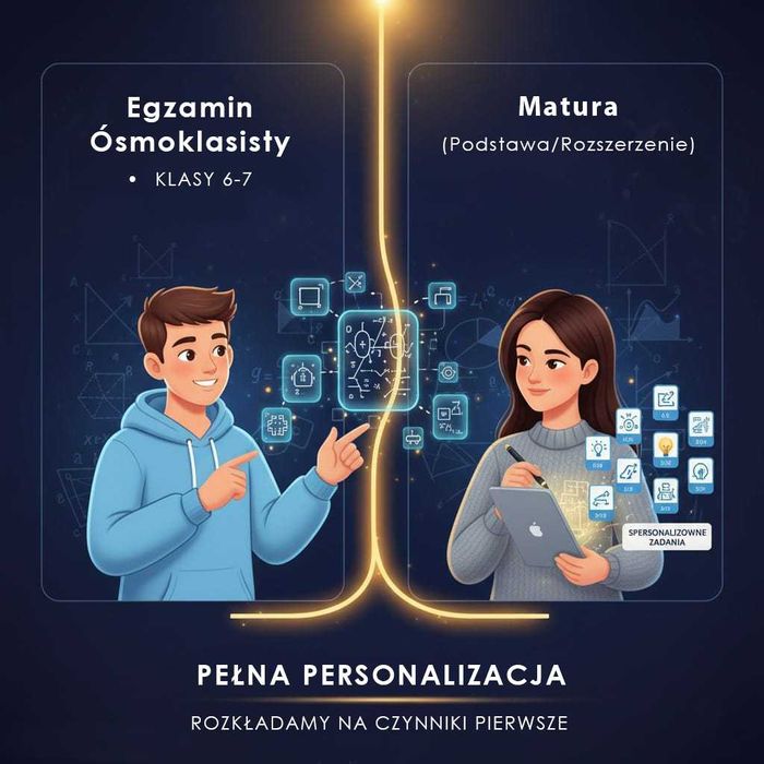 Matematyka: Egzamin 8-kl. & Matura. Wszyscy zdali. Ty też możesz.