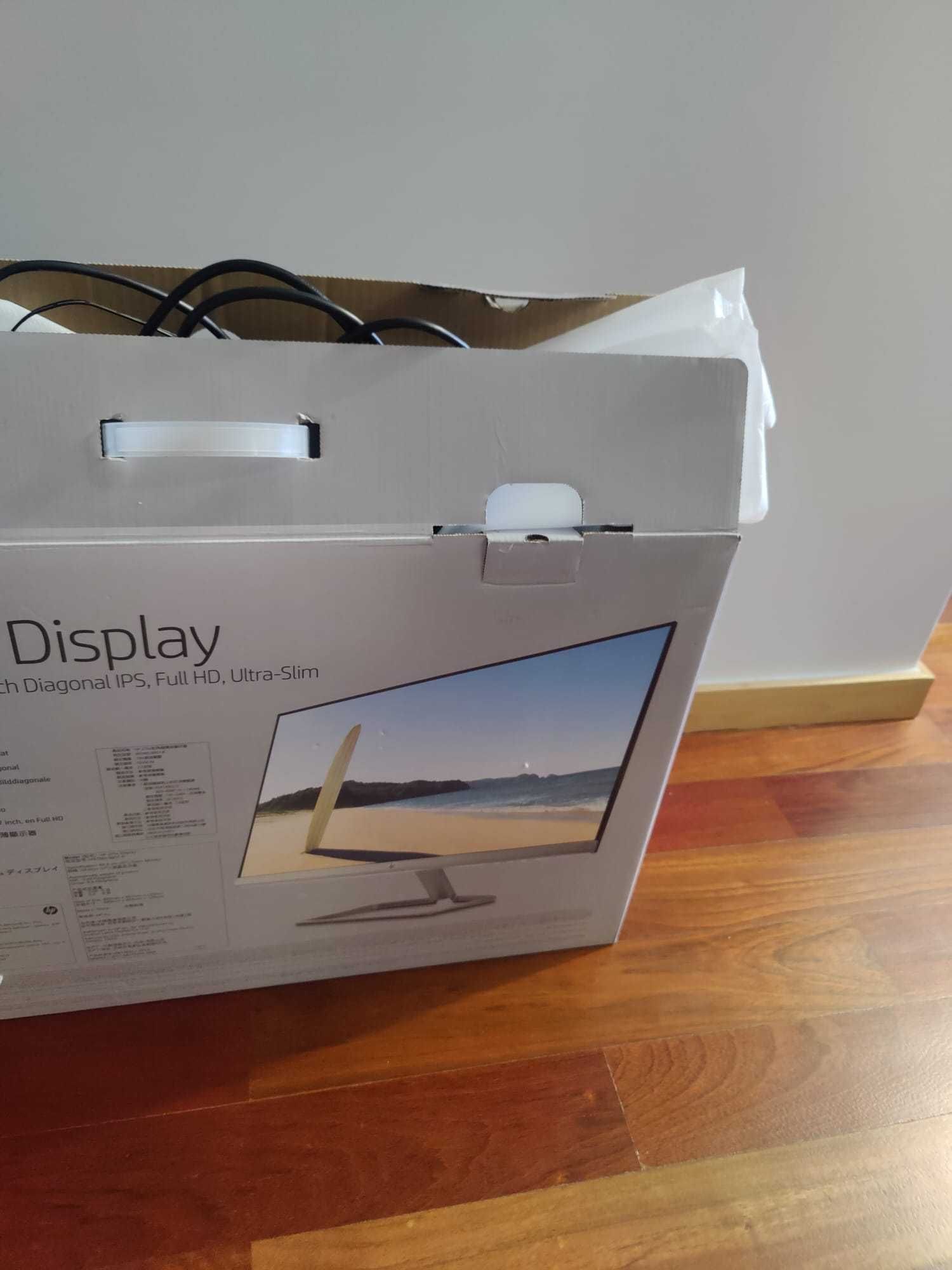 Monitor HP 27es / 27'' polegadas full HD - bom estado