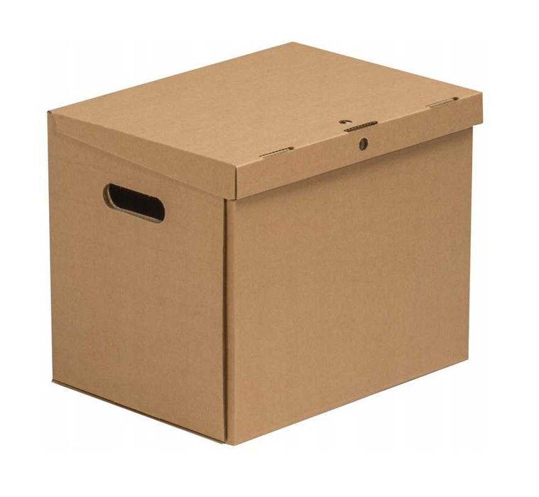 Pudełko kartonowe karton pojemnik na regał 400x300x330 mm pudło GRUBE