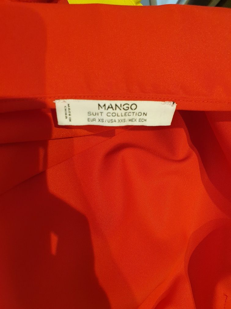 Bluzka czerwona Mango r.XS oversize