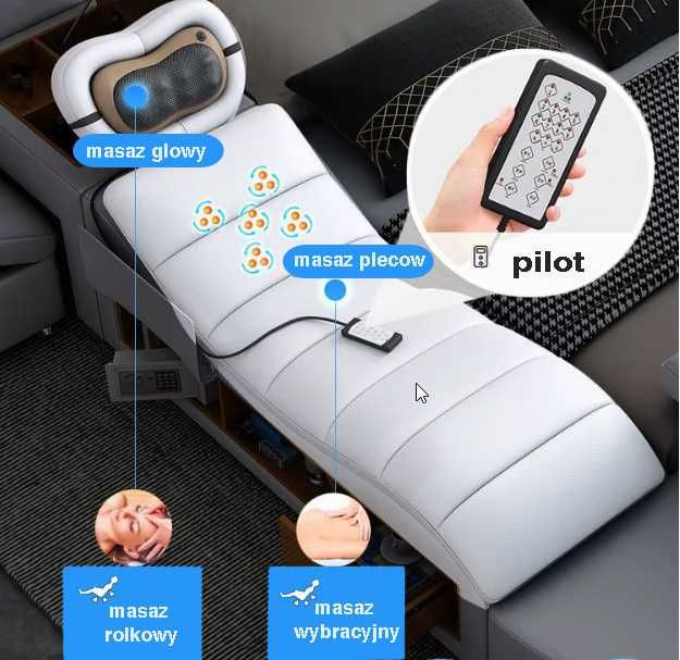 Inteligentne łóżko z projektorem, masa żerem i sejfem