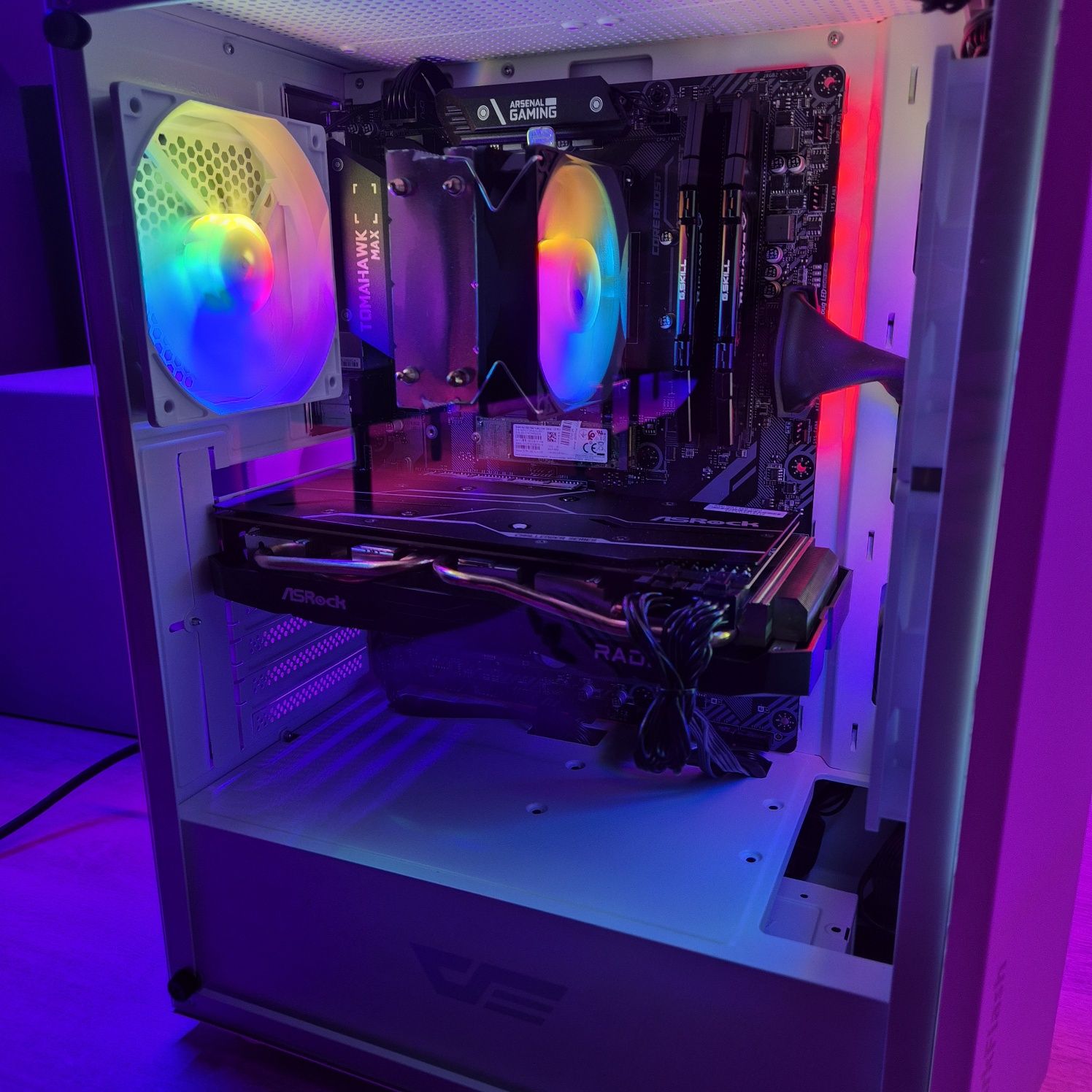 Komputer RX6700XT/R5 5500/Gamingowy/RGB 16GB ram ddr4 Windows 10pro