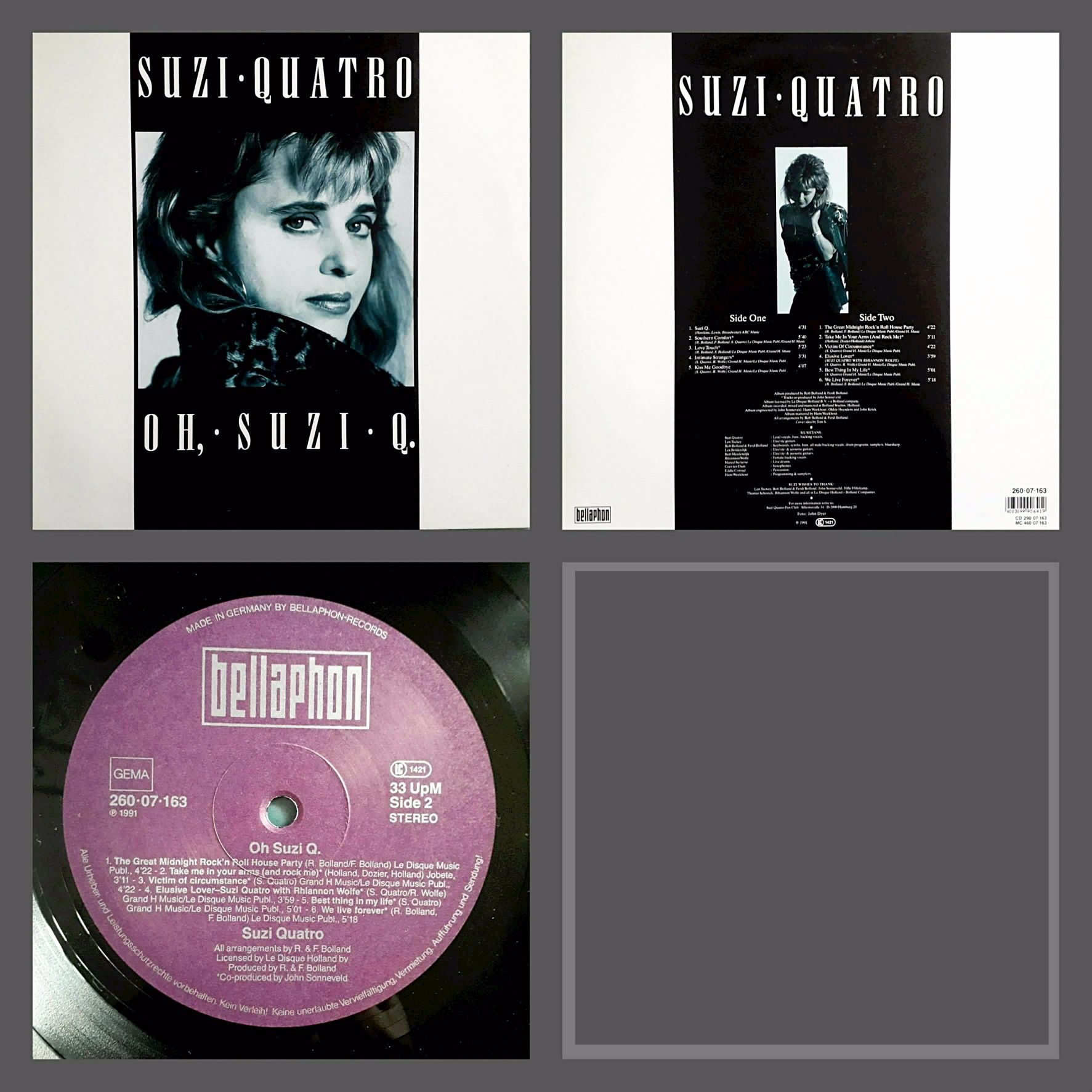 Lp Nazareth '75, Pink Floyd '75, Sweet '74, Suzi Quatro '91, '73