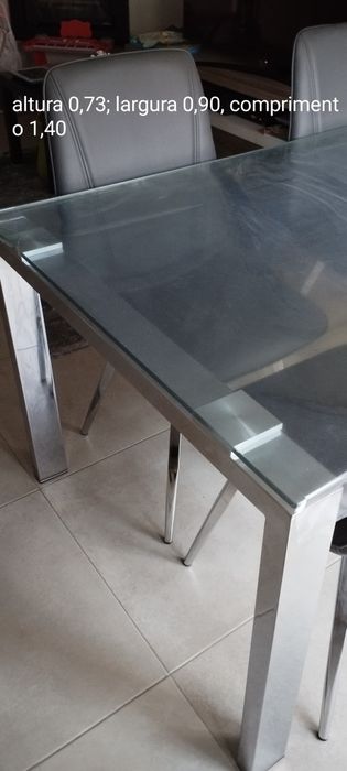 Mesa de vidro NOVA