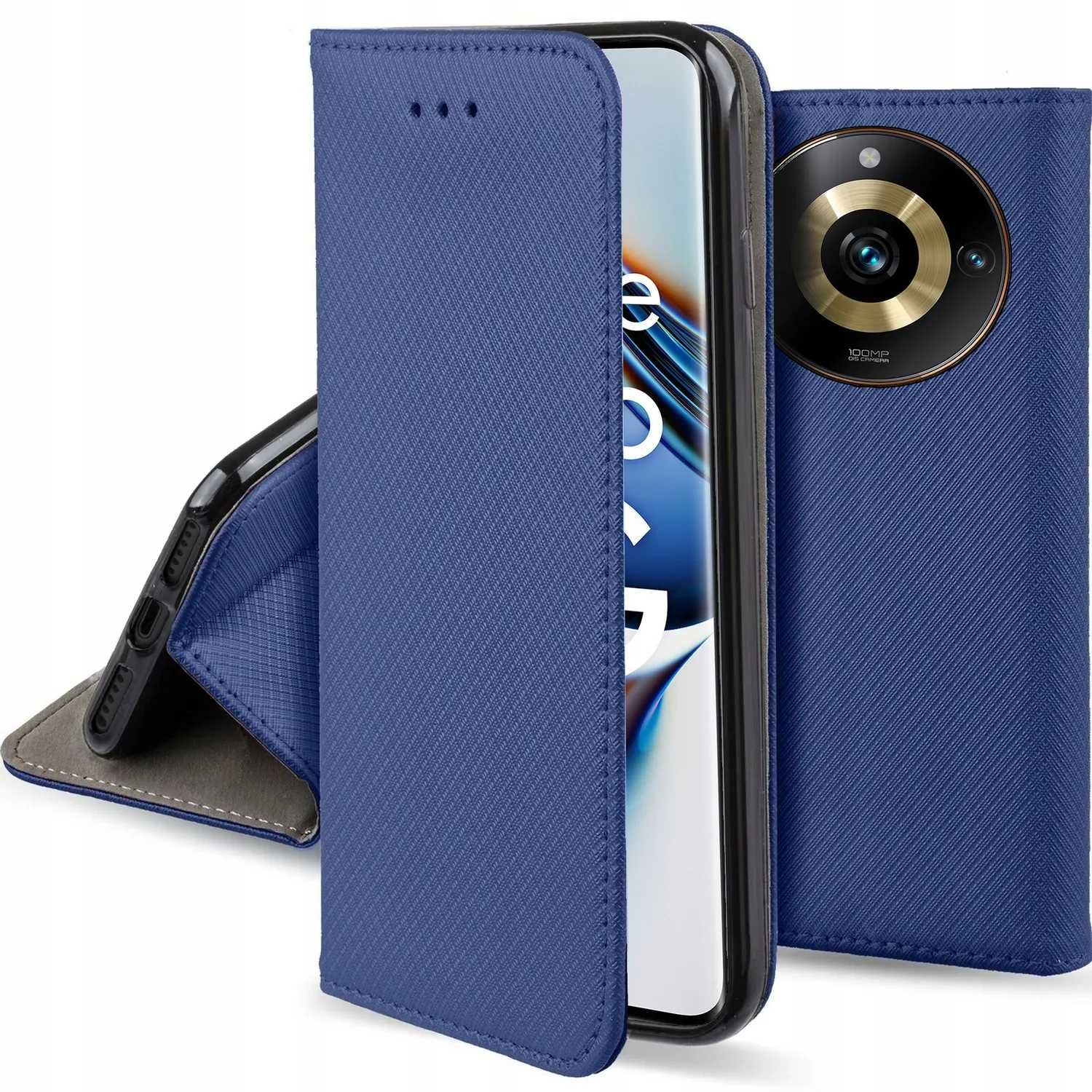 Etui Smart Magnet do Realme 11 Pro 5G + Szkło Hartowane