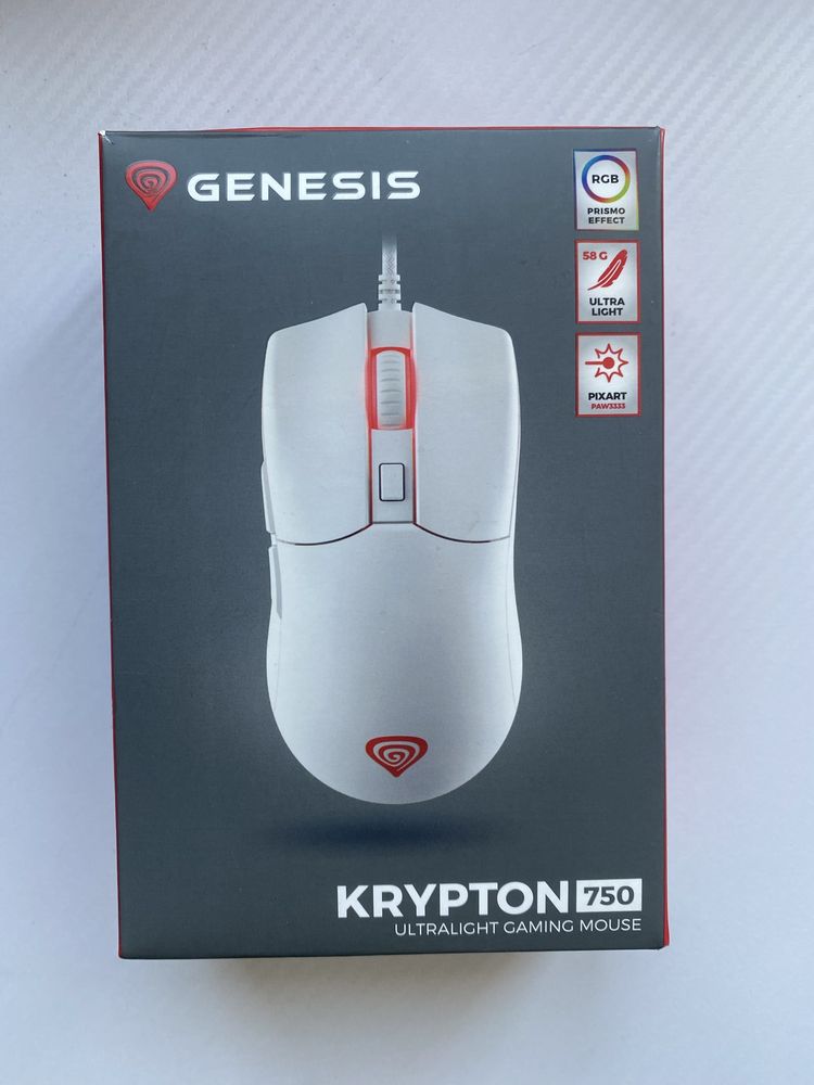 Zestaw - Genesis Krypton 750 White + Genesis Thor 303TKL White