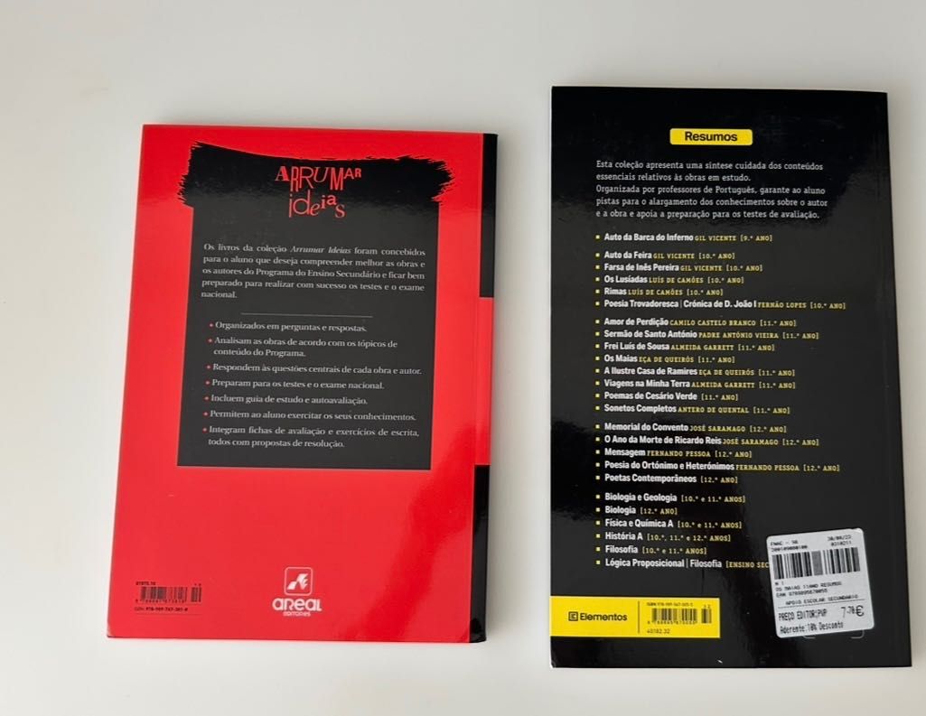 Resumos “Os Maias” e Arrumar Ideias “Sermão Santo António” 11o ano