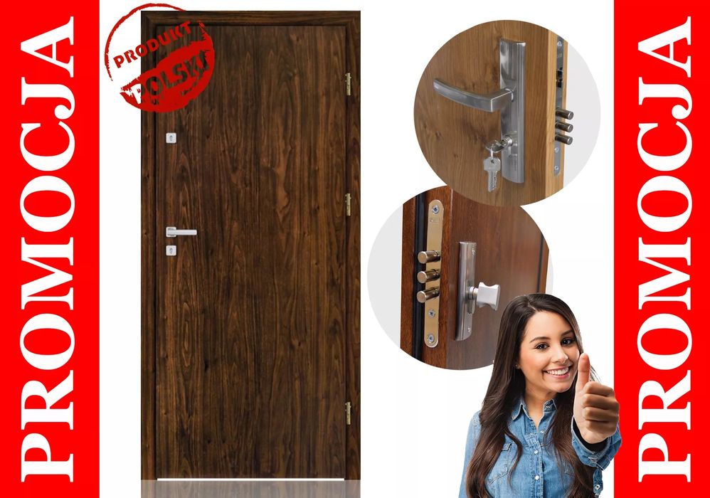 Drzwi zewnętrzne z montażem!!