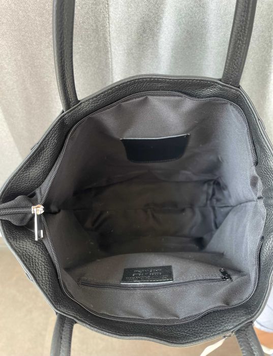 Велика шкіряна сумка шопер Італія