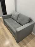 Sofa rozkladana Black Red White 140