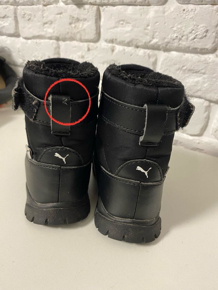 Сапожки чоботи дитячі puma,ботинки детские 21