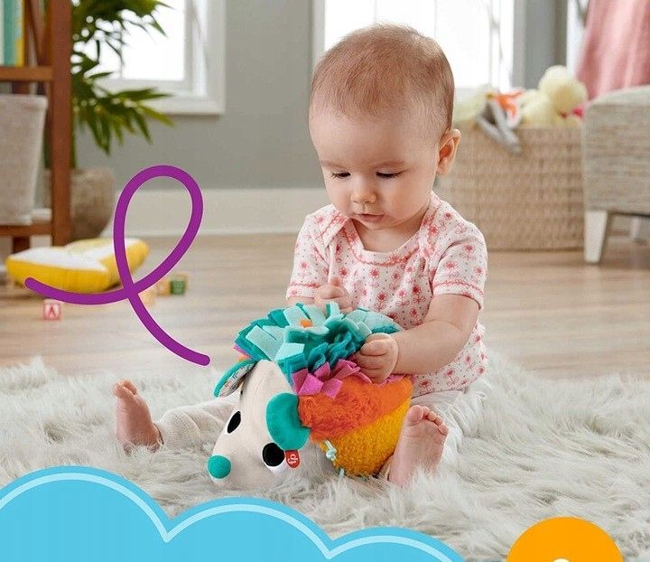 Fisher Price Kolorowy Jeż Zabawka Sensoryczna