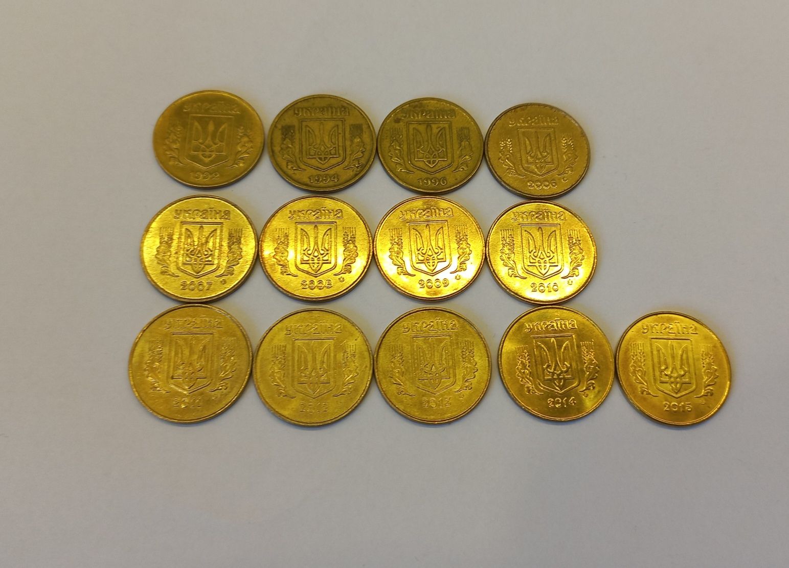 Набір монет 25 копійок