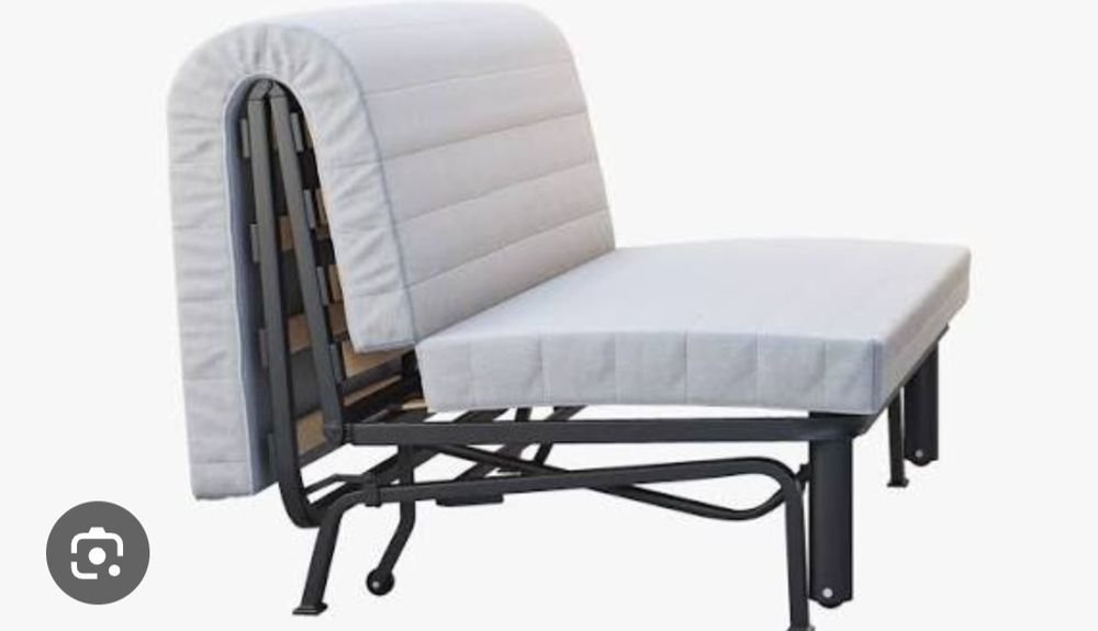 Lycksele sofa Ikea rama dwuosobowa rozkładana