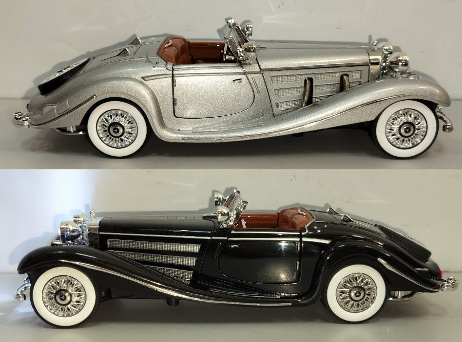 Mercedes-Benz 500K кабриолет модель 1:24 Jinlifang Металл звук свет