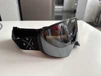 Gogle DOPE Snowboad Narciarskie UV-400 Srebrne