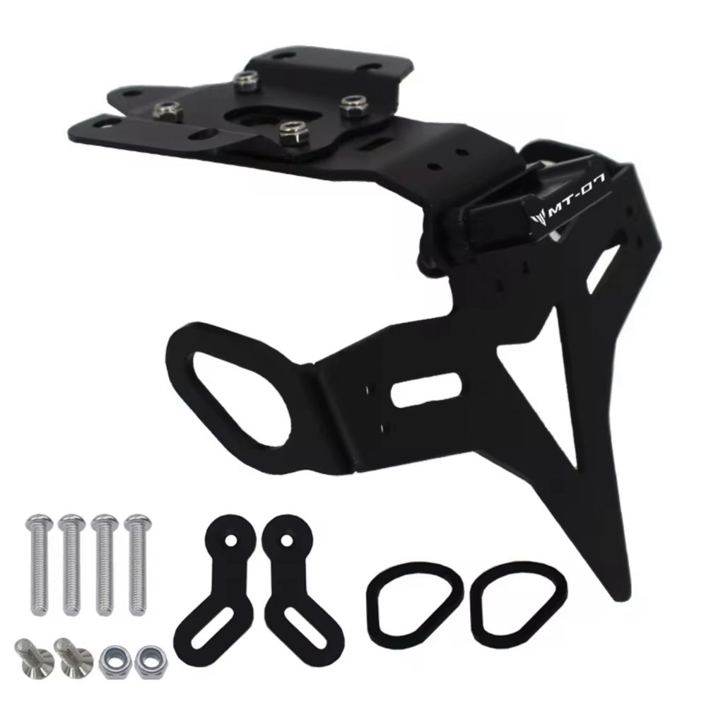 Suporte matricula curto MT-07 e piscas LED