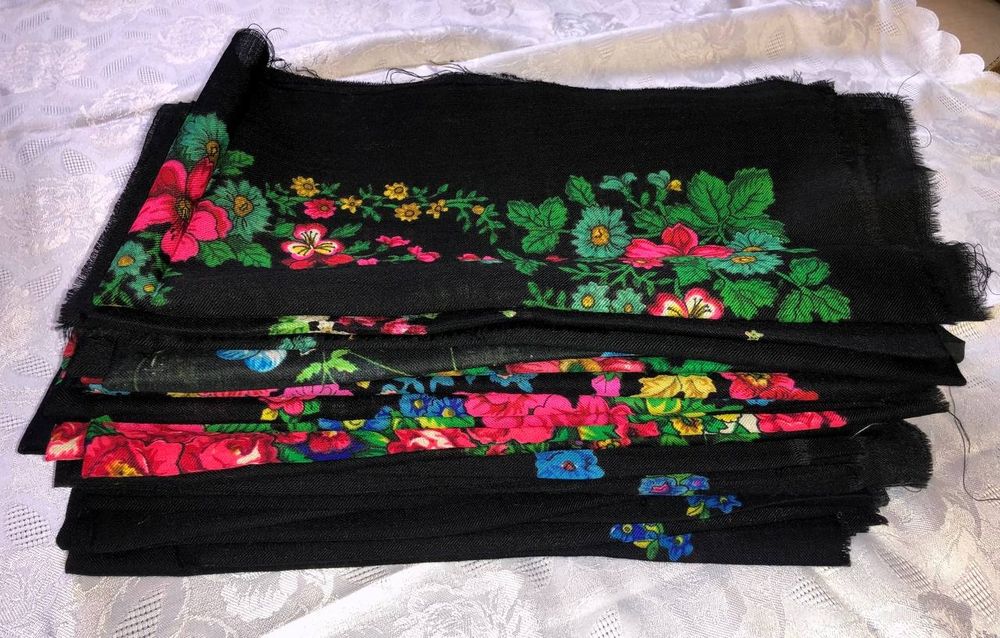 Хустки вовняні 73/73 см