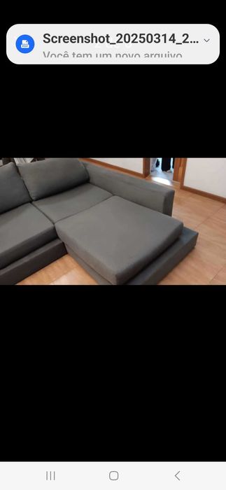 Sofa cinza chase long