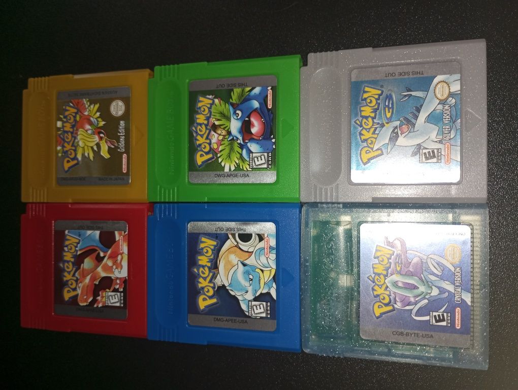 Lote jogos  Pokémon originais
