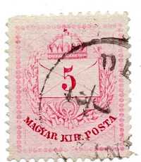 Znaczek Węgry rok 1888