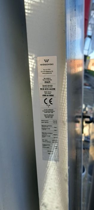 Drzwi stalowe płaszcze wewnętrzne Wiśniowski