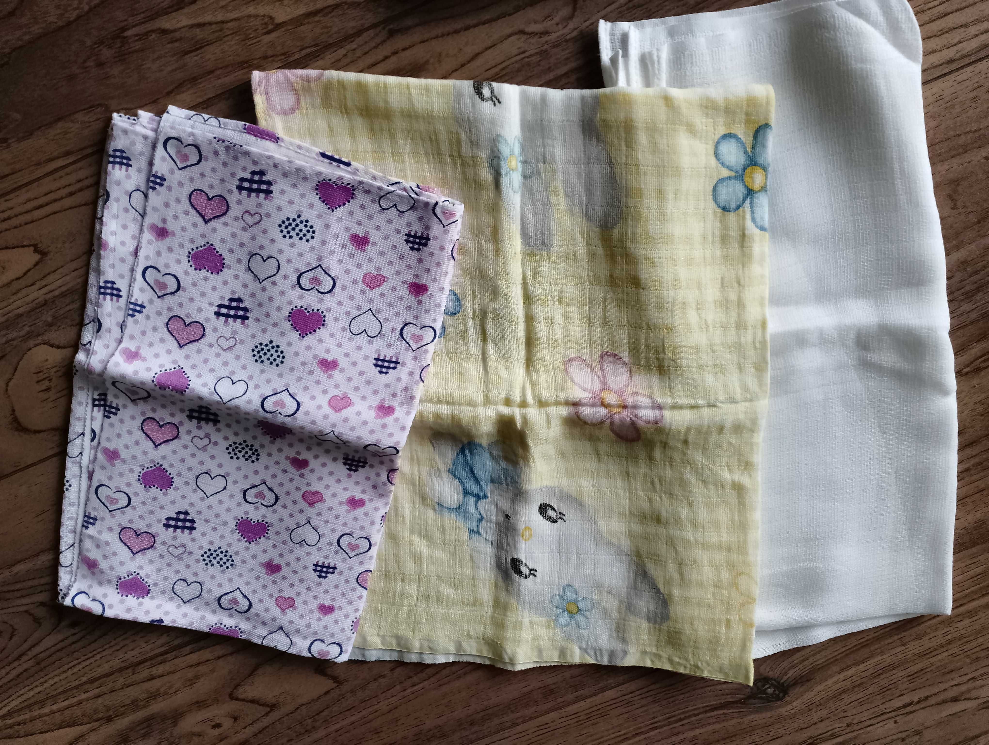Pielucha tetrowa i flanelowa nowe