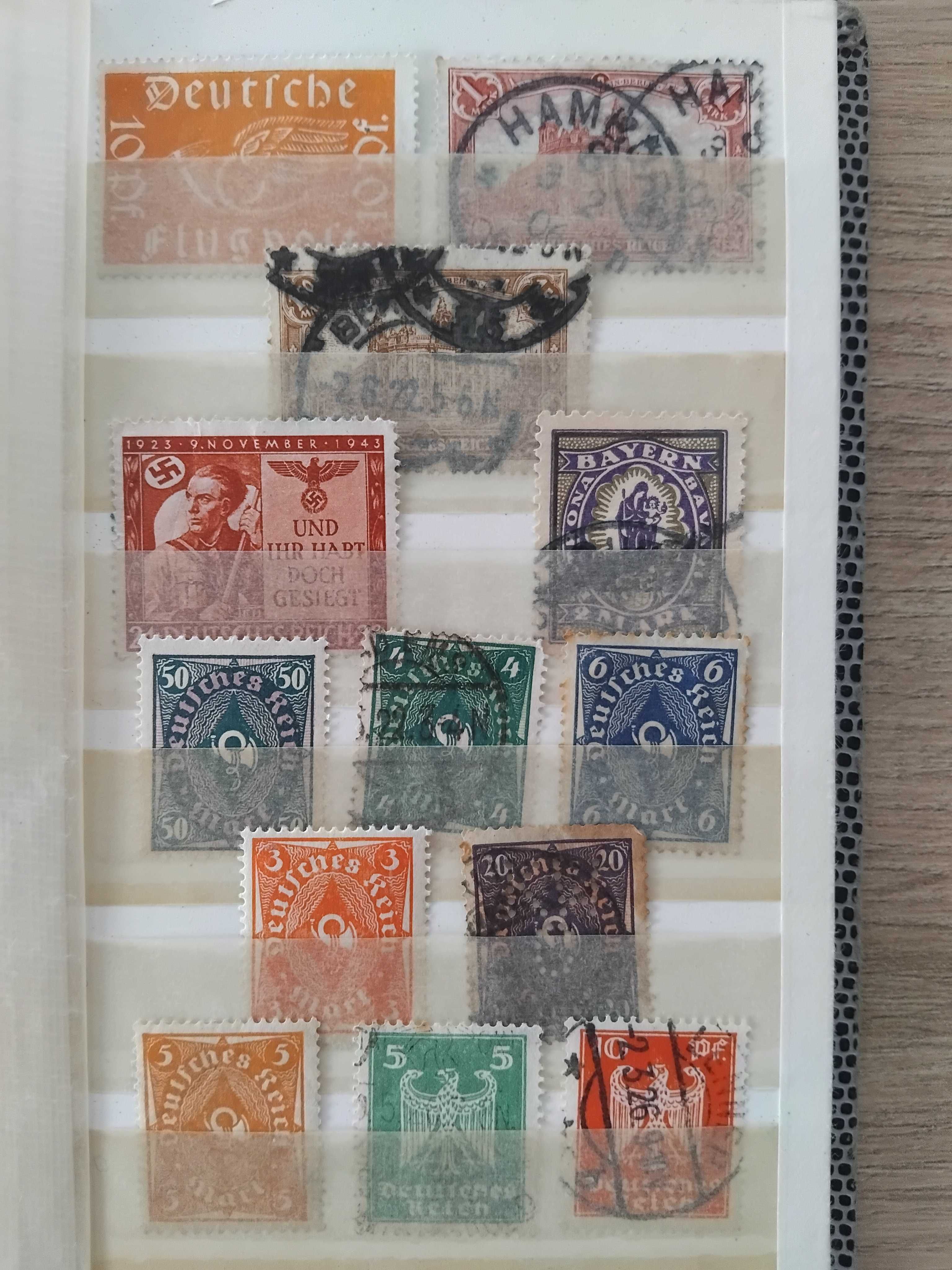 Znaczki Pocztowe III Resza Deutche Reich Stare Klaser (257)
