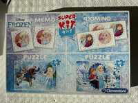 Frozen - jogos 4 em 1 / dominó / puzzles