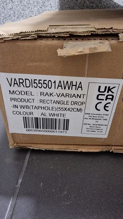 Umywalka łazienkowa RAK Variant 55x42 cm