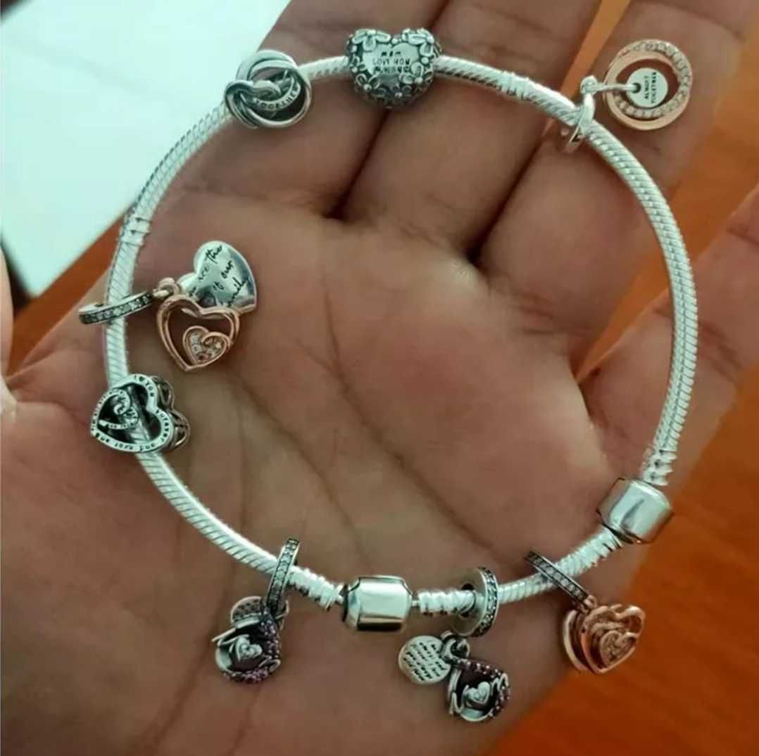 Pulseiras, contas e acessórios extensores p pulseiras Pandora NOVOS