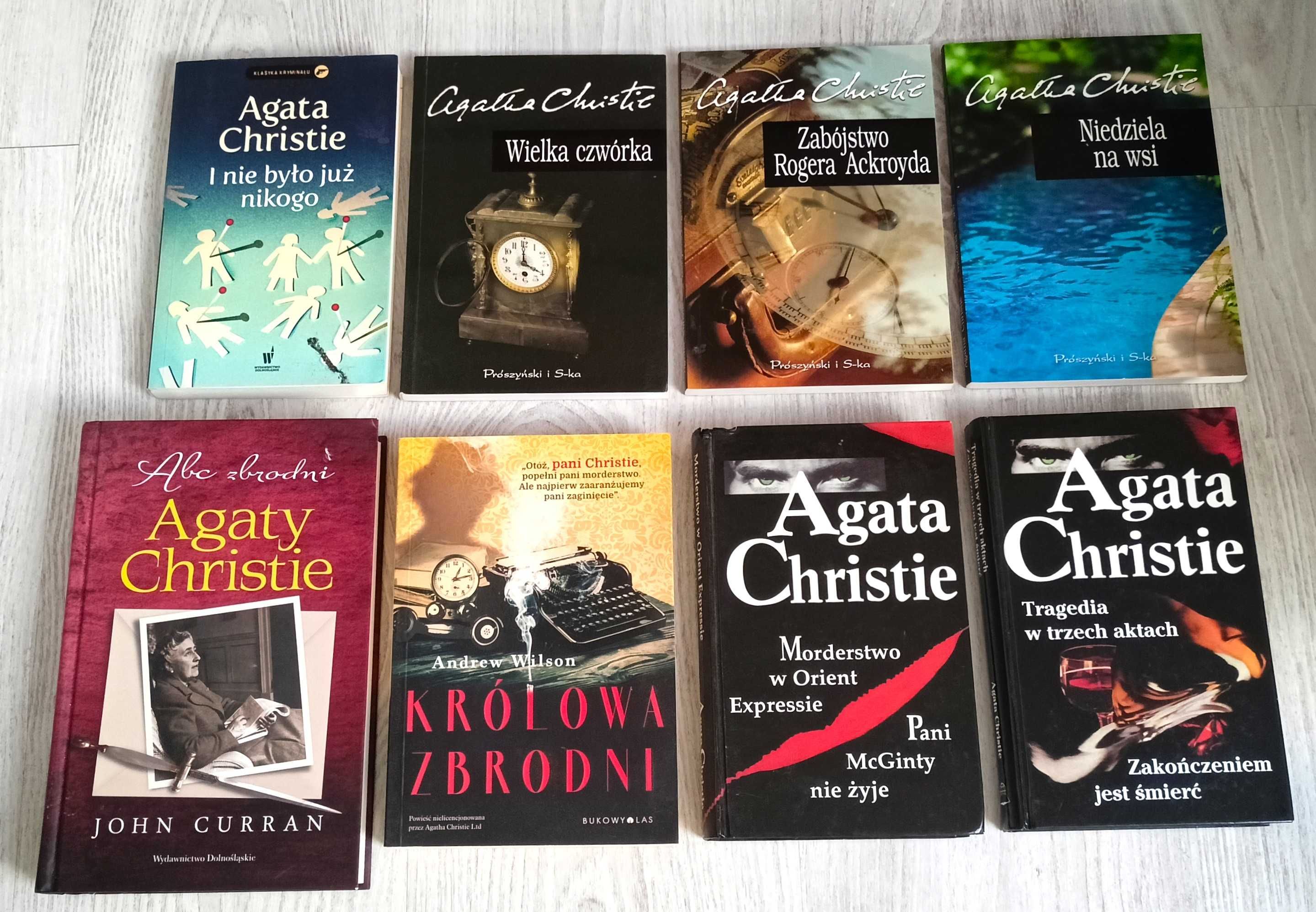8x Christie Wielka Czwórka Niedziela na wsi Zabójstwo Rogera Tragedia