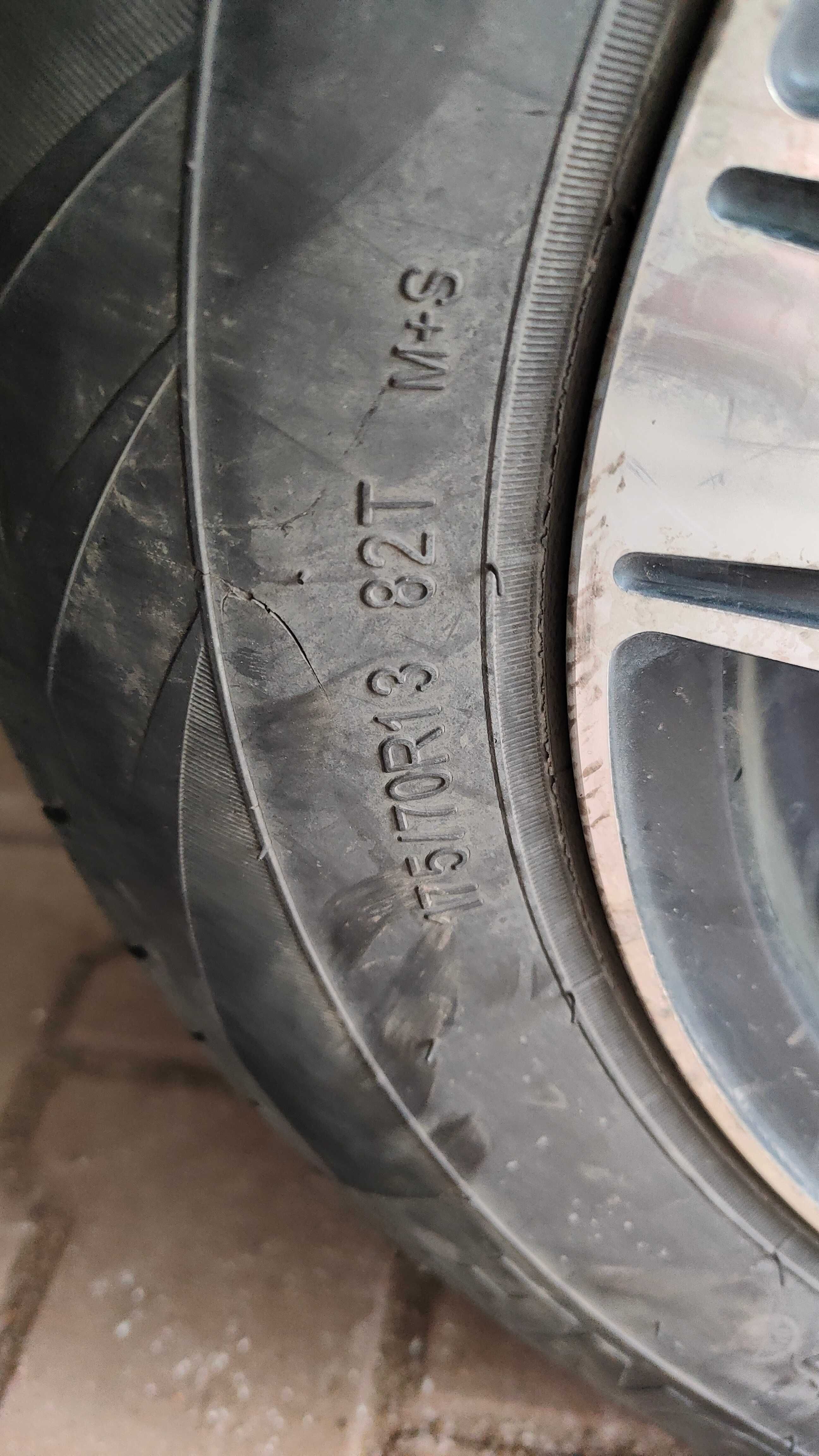 Opony 175/70R13 82T M+S, 2 sztuki, do przyczepki, Gliwice