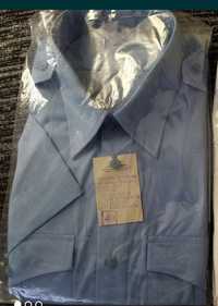 Рубашка форменная мужская голубого цвета новая короткий рукав