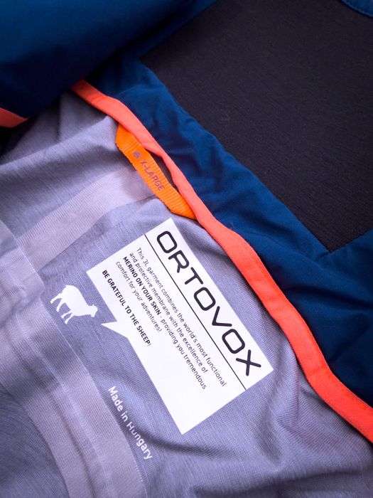 Spodnie na skitury Ortovox 3L Guardian Shell Pants - deep ocean