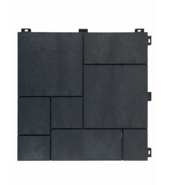 Podest tarasowy płytka tarasowa ciemna 30x30 beton kostka