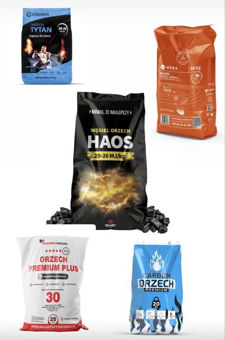 Wegiel orzech carbon ,mars , tytan , haos,bartex