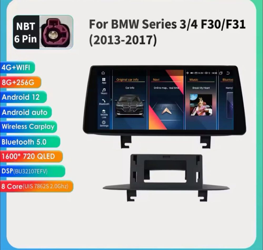 Android auto bmw f30/f31 NBT
