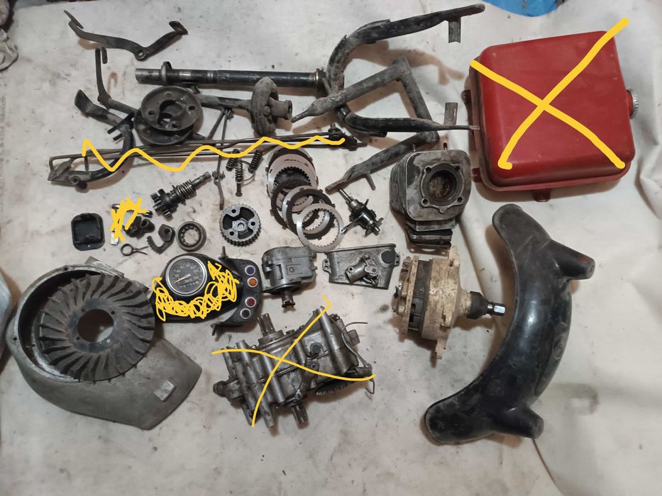 Запчасти для мотоциклов Иж, Муравей, МТ Днепр