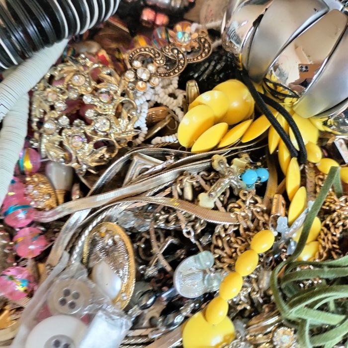 Mix bizuterii uszkodzonej Vintage DIY biżuteria złom
