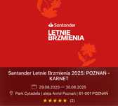 Karnet - bilety na koncert- Santander Letnie Brzmienia