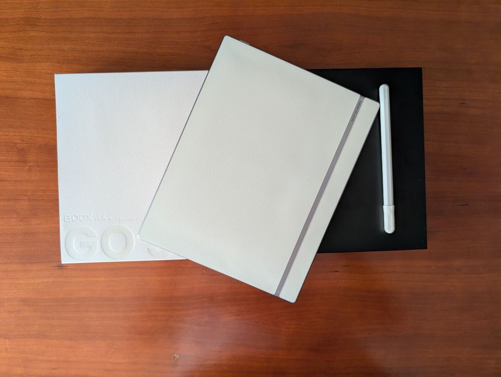 Boox Go 10.3 (caixa original e capa)