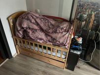 Кроватка детская с откидным верхом