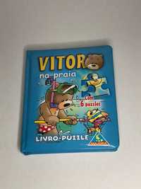 Livro -Puzzle Vitor na Praia Novo