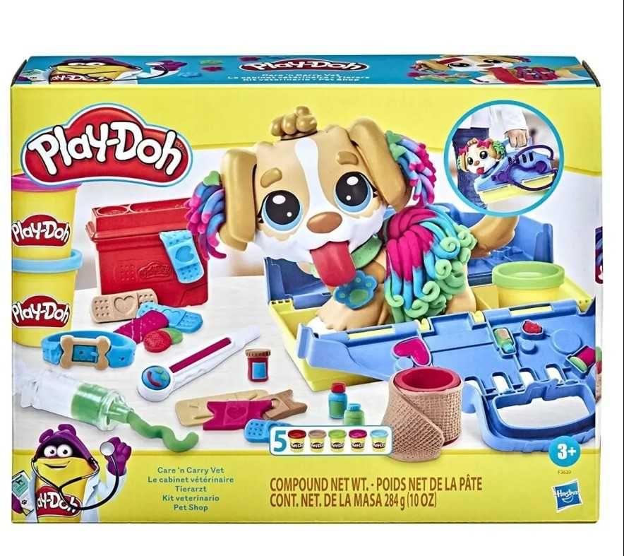 Play Doh Прием у ветеринара с пластилином. В наличии