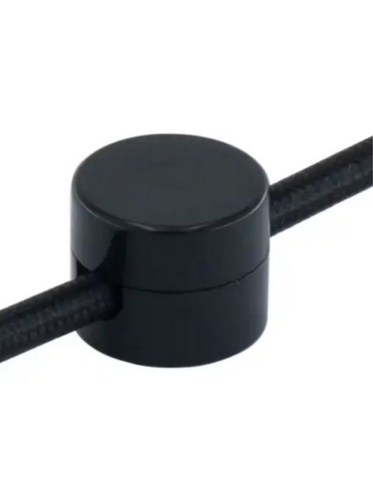 Uchwyt kablowy retro czarny