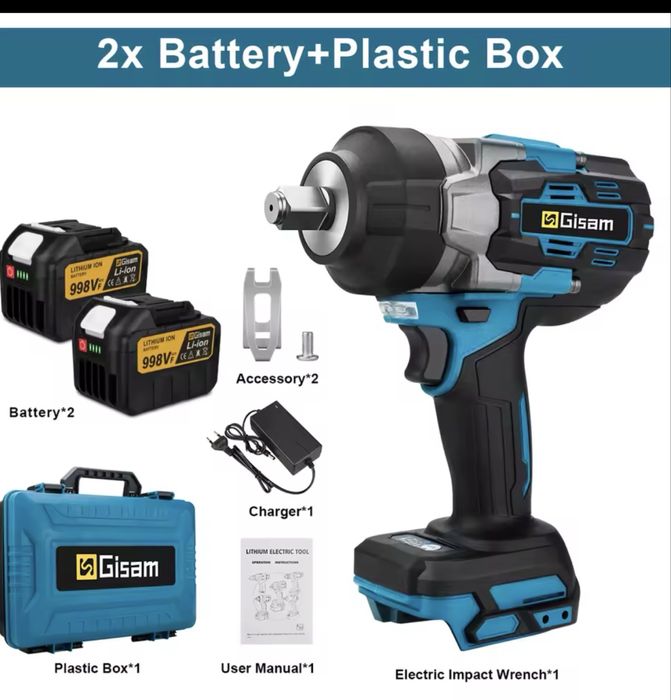 Klucz udarowy 2800 Nm